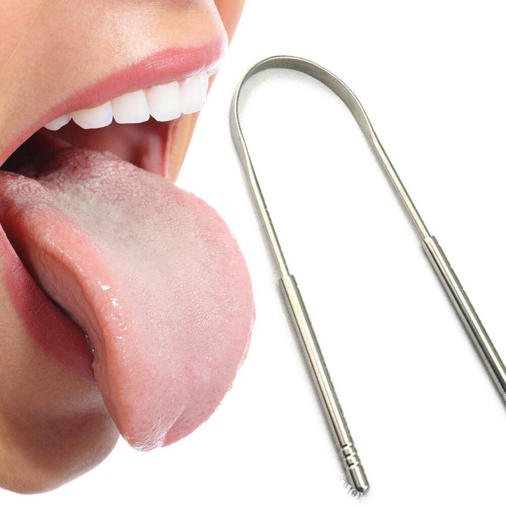 Glamza Stainless Steel Tongue Scraper