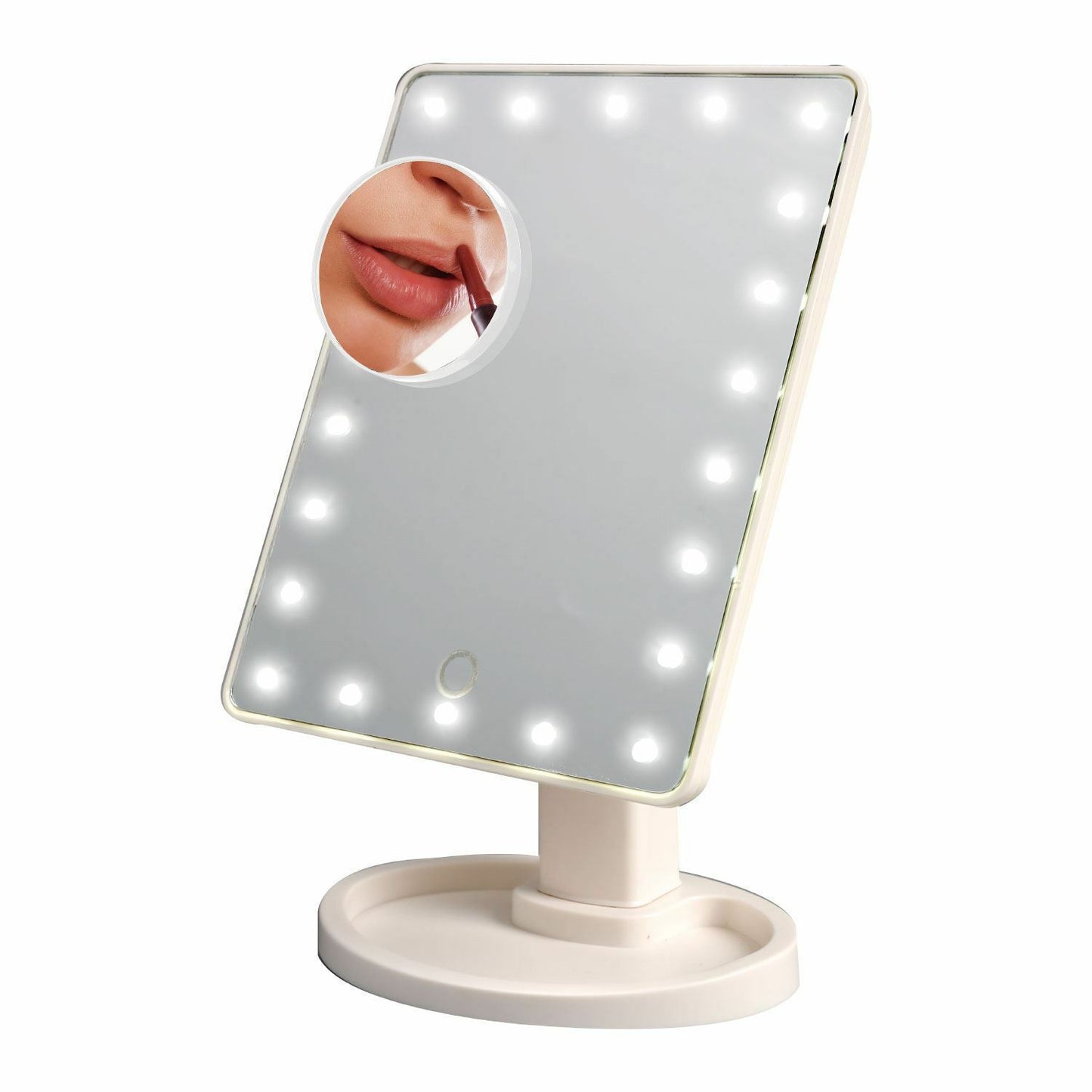 22 LED Magnifying Touch Screen Vanity Mirror