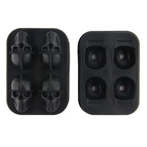 3D Silicone Skull Shape Ice Cube Trays