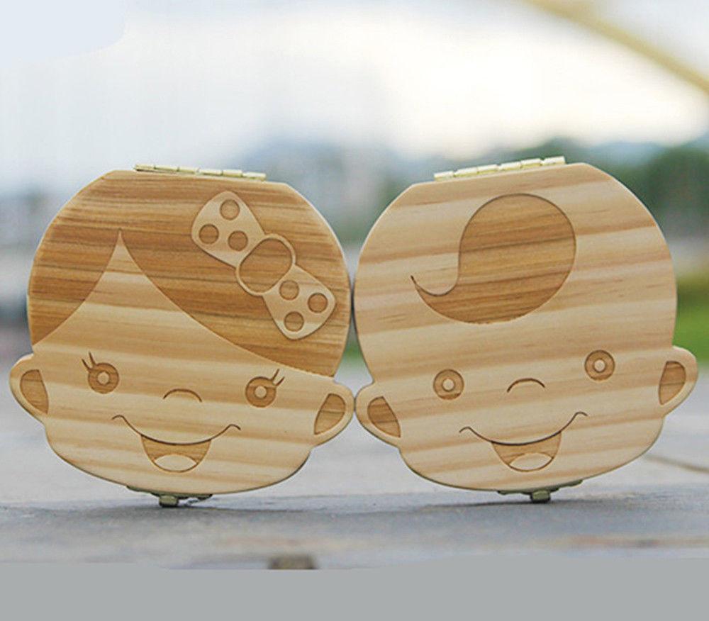 Baby Boys & Girls Keepsake Tooth and Lanugo Box