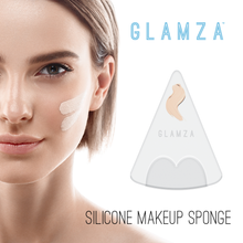 Load image into Gallery viewer, Glamza Triangle Silicone Make Up Sponge