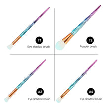 Load image into Gallery viewer, 20pc Diamond Make Up Brush Sets - 2 Colour Choices