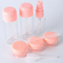 Load image into Gallery viewer, Glamza 9pc Empty Bottle Travel Pack - Pink &amp; Green