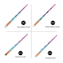 Load image into Gallery viewer, 20pc Diamond Make Up Brush Sets - 2 Colour Choices