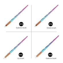 Load image into Gallery viewer, 20pc Diamond Make Up Brush Sets - 2 Colour Choices