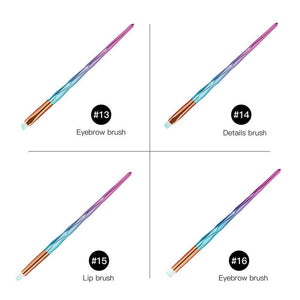 20pc Diamond Make Up Brush Sets - 2 Colour Choices