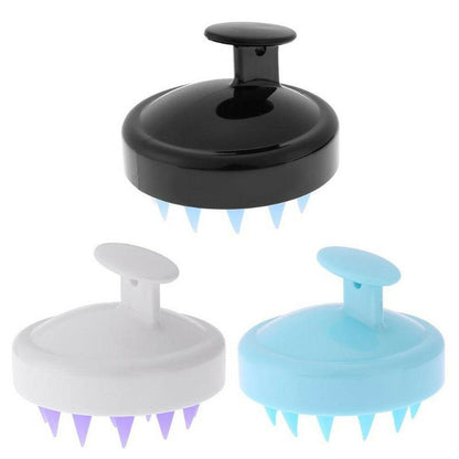 Glamza  Silicone Scalp Massaging Shampoo Brush