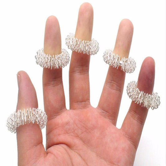 Acupressure Ring Includes Pouch
