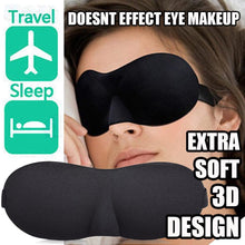 Load image into Gallery viewer, Glamza 3D Soft Padded Sleeping Mask