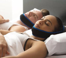 Load image into Gallery viewer, Glamza Dual Use Anti Snore Chin Strap &amp; Face Slimming Belt