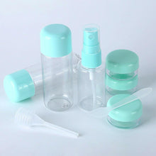 Load image into Gallery viewer, Glamza 9pc Empty Bottle Travel Pack - Pink &amp; Green