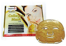 Load image into Gallery viewer, Infinitive Beauty Crystal 24K Gold Collagen Face Mask