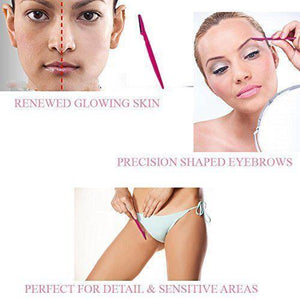 Eyebrow Brow Shaper & Dermaplaning Safe Painless Portable Razor Tool