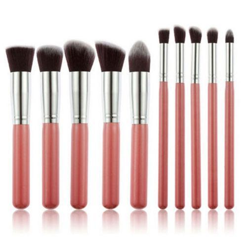 Glamza 10pc Pink Brush Set