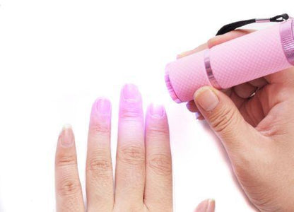 Nail Cure LED Portable Torch Light - White