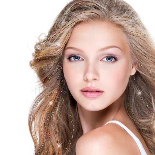 Glamza Sparkling Hair Tinsel - 9 Bright Colours to Choose From!