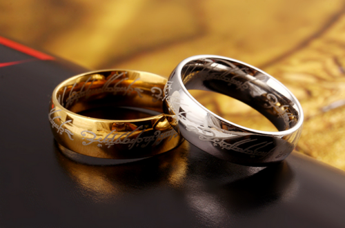 Mens Lord Vintage Gold and Silver Rings