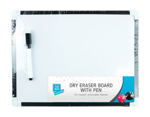 Generise Mini A4 (30cm x 22cm) Whiteboard with Marker Pen and 2 Magnets