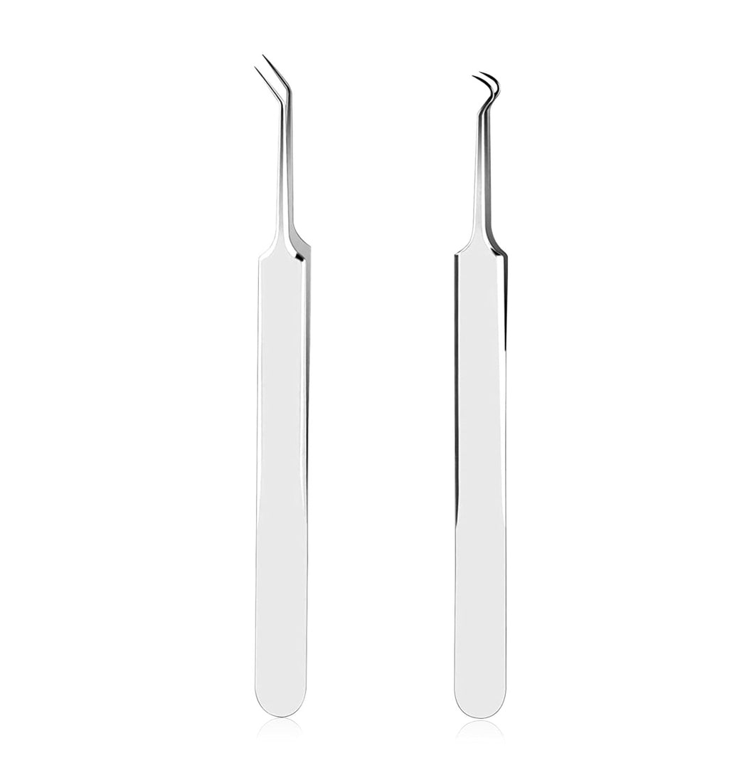 Glamza Blackhead Removal Claw Curve & Non Curve (2 Pack)