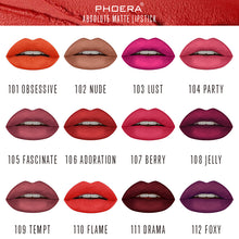Load image into Gallery viewer, Phoera Absolute Matte Lipstick
